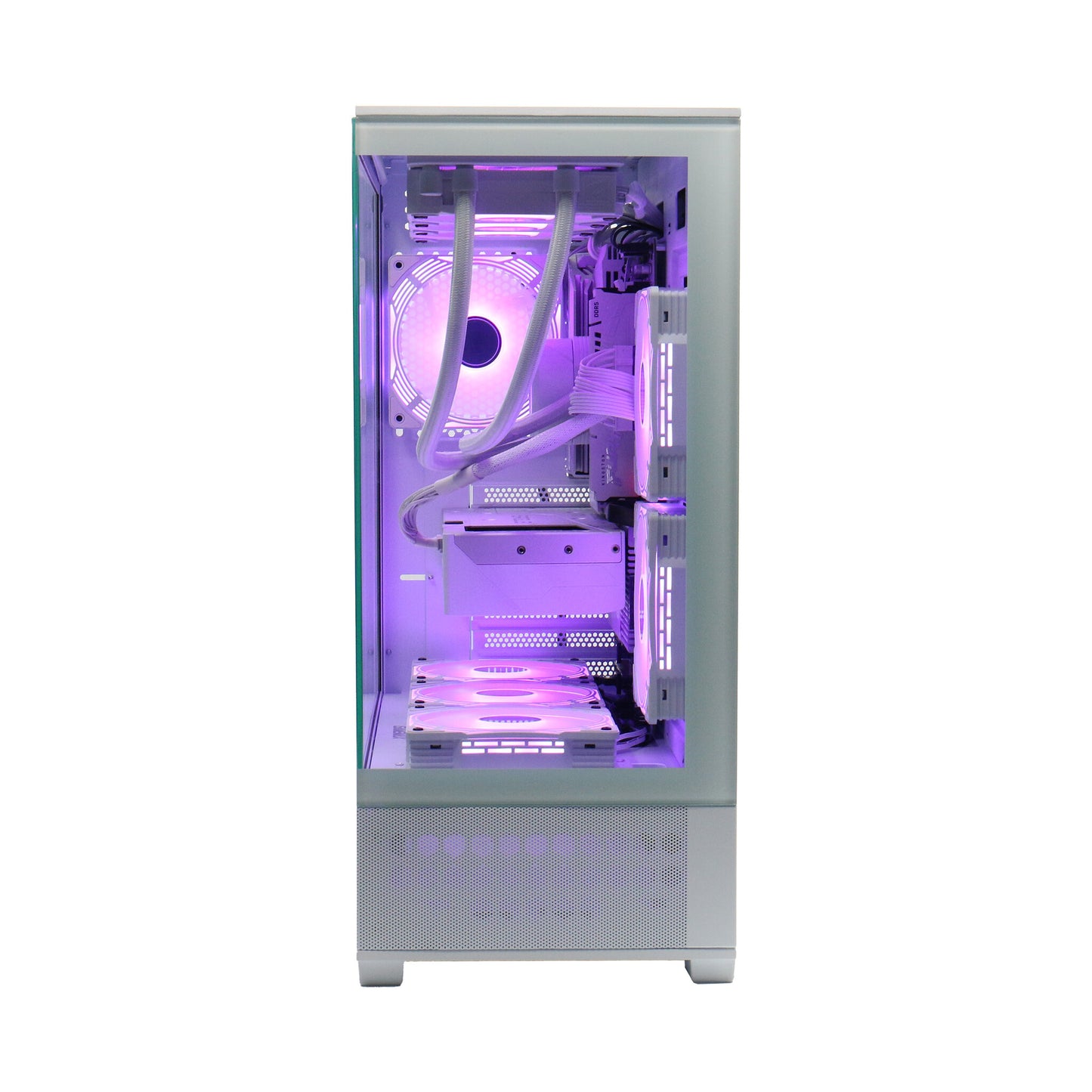 Hyrican GAMEMAX ICE 7407 AMD Ryzen™ 7 7800X3D 32 GB DDR5-SDRAM 2 TB SSD NVIDIA GeForce RTX 5080 Windows 11 Home Midi Tower PC Vit