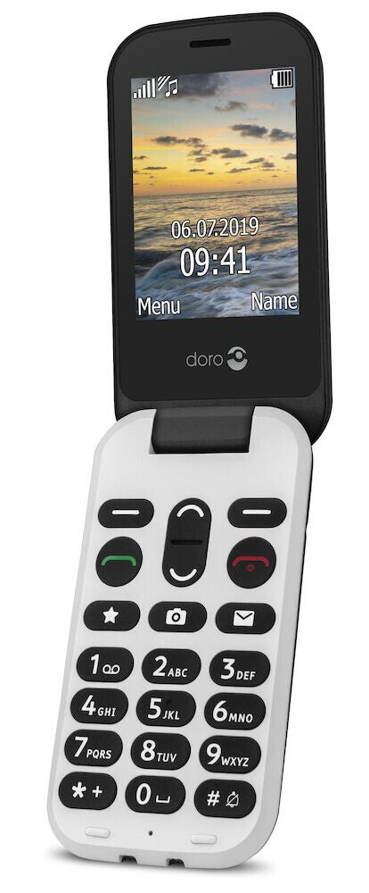 Doro 6060 124 g Svart, Vit Funktionstelefon