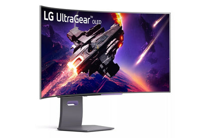 LG 45GS95QE-B platta pc-skärmar 114,3 cm (45") 3440 x 1440 pixlar Wide Quad HD OLED Svart