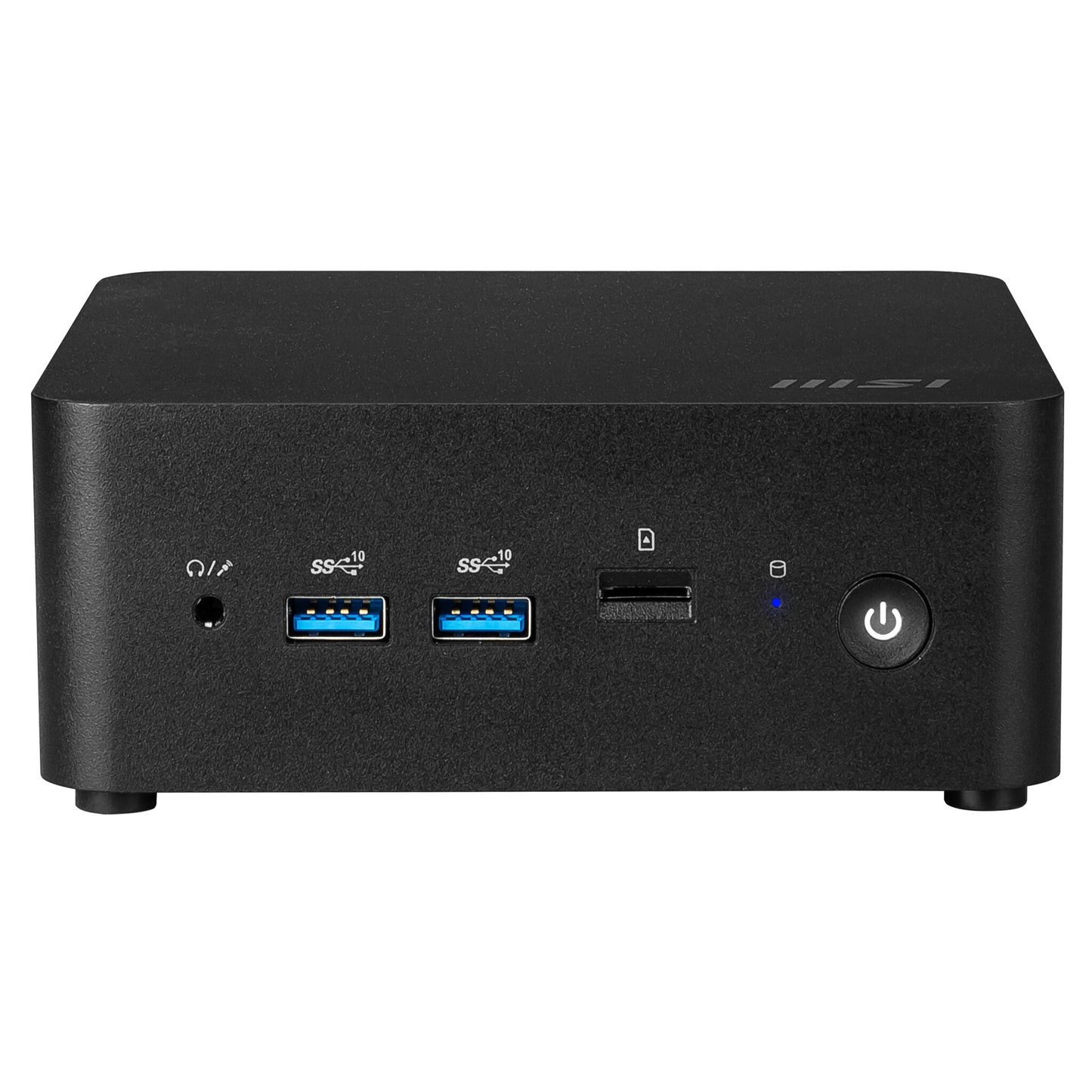 MSI Cubi NUC 1MG-023DE Intel Core 3 100U 8 GB DDR5-SDRAM 256 GB SSD Windows 11 Pro Mini PC Mini-PC Svart