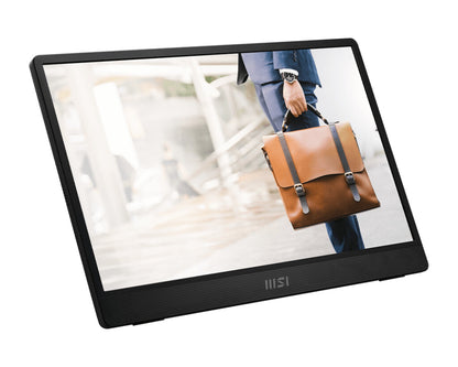 MSI PRO MP161DE E2 platta pc-skärmar 39,6 cm (15.6") 1920 x 1080 pixlar Full HD LED Svart