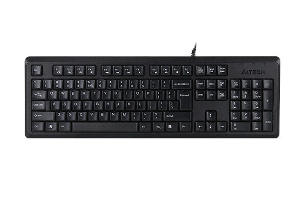 A4Tech KR-92 tangentbord Universal USB QWERTY Engelsk Svart
