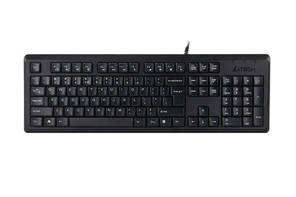 A4Tech KR-92 tangentbord Universal USB QWERTY Engelsk Svart