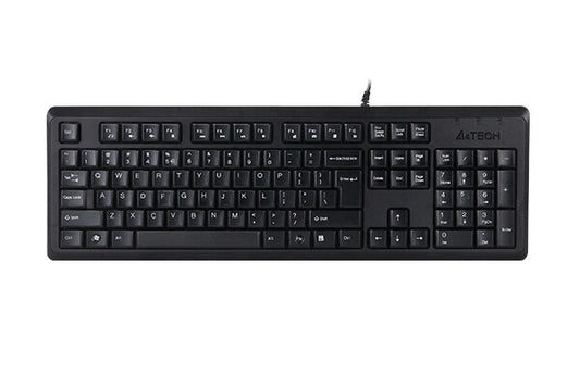 A4Tech KR-92 tangentbord Universal USB QWERTY Engelsk Svart