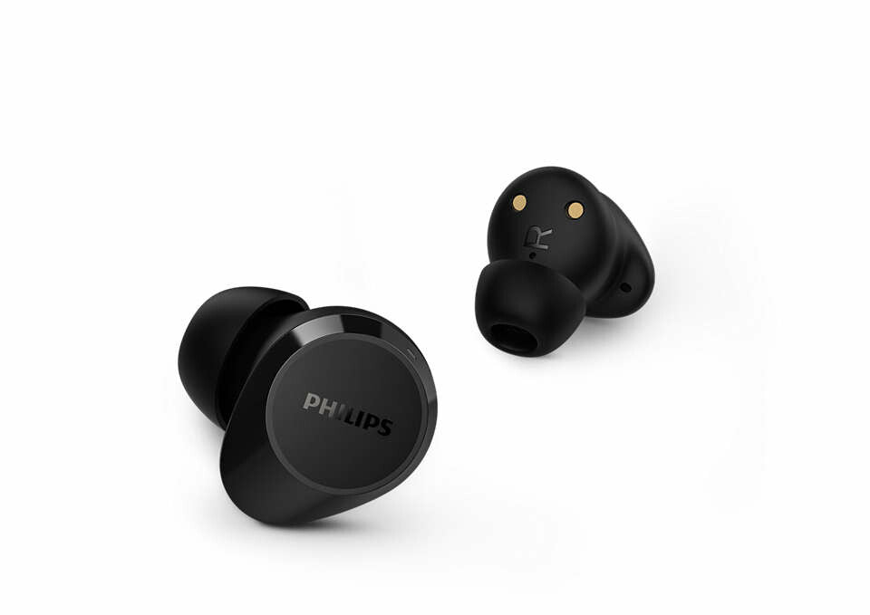 Philips TAT1209BK/00 hörlur och headset True Wireless Stereo (TWS) I öra Samtal/musik Bluetooth Svart
