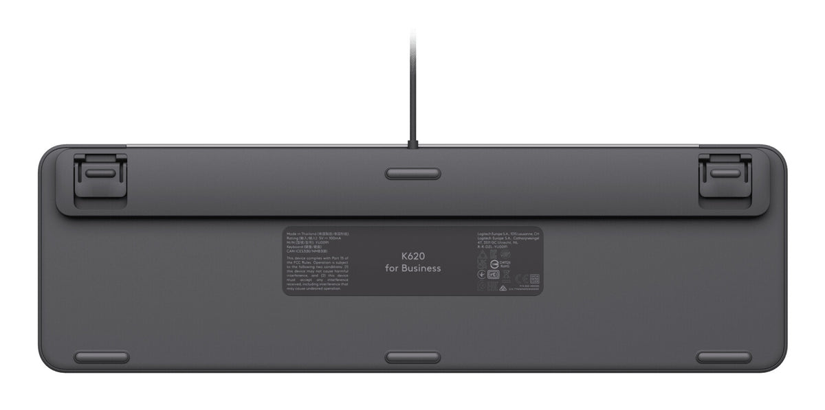 Logitech Signature Slim Wired K620 for Business tangentbord Universal USB QWERTY Amerikanskt internationellt grafit
