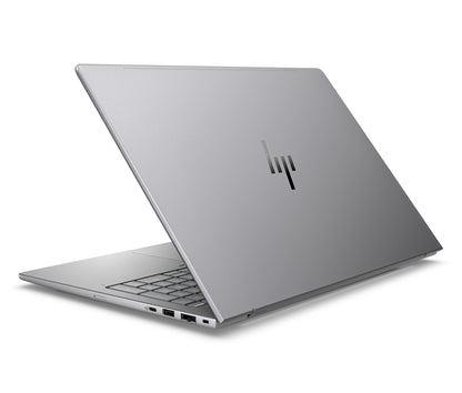 HP ZBook 8 G1i Intel Core Ultra 7 265H Mobil arbetsstation 40,6 cm (16") WQXGA 64 GB DDR5-SDRAM 1 TB SSD NVIDIA RTX 500 Ada Wi-Fi 7 (802.11be) Windows 11 Pro Silver
