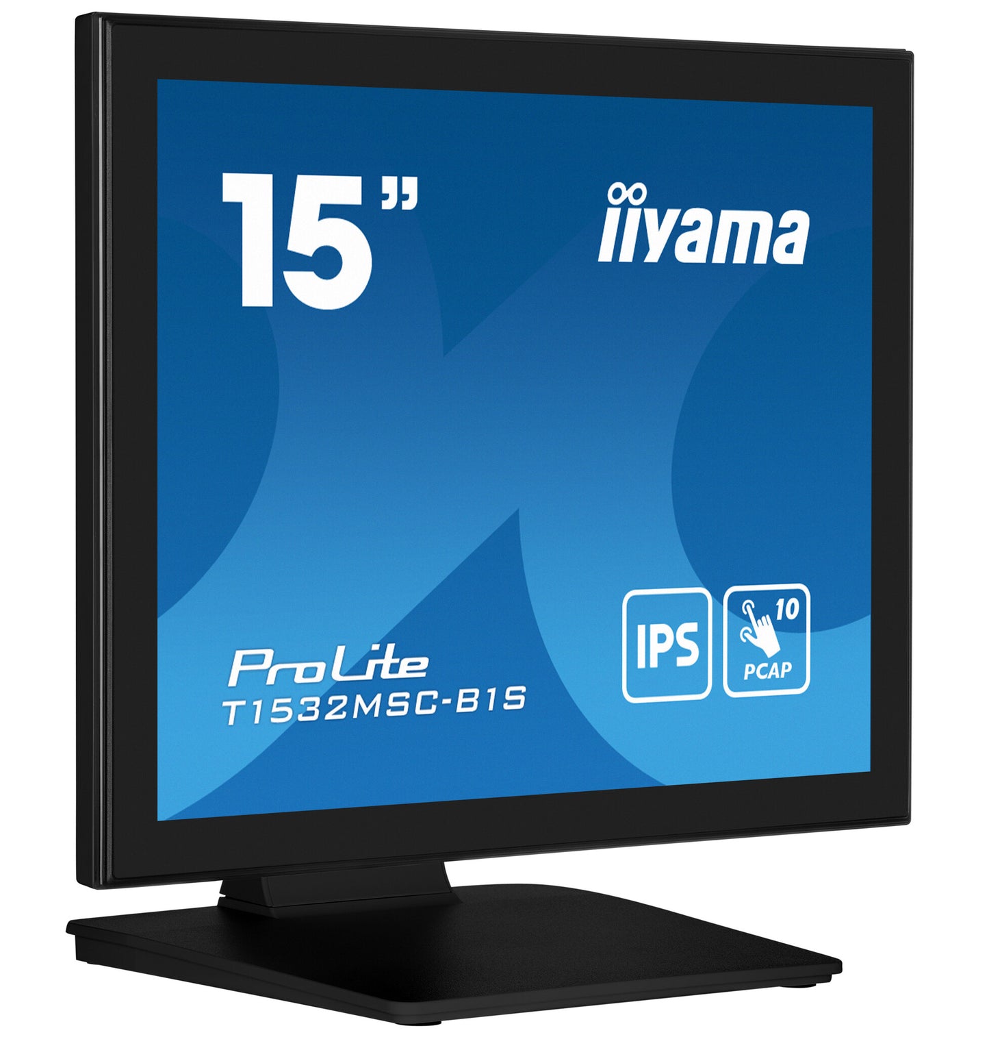 iiyama ProLite T1532MSC-B1S platta pc-skärmar 38,1 cm (15") 1024 x 768 pixlar XGA LCD Pekskärm Svart