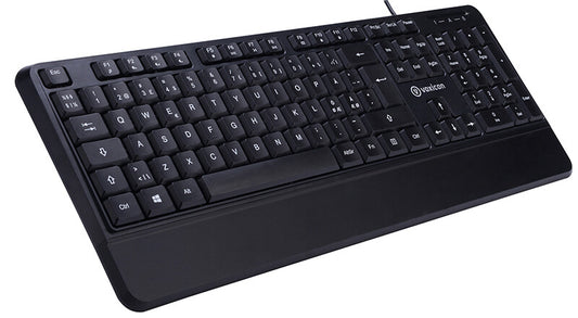 Voxicon DK-201W tangentbord Kontor USB QWERTY Nordic Svart