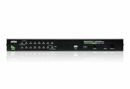 ATEN 16-portars PS/2-USB VGA KVM-switch med kedjekopplingsport och stöd för USB-kringutrustning