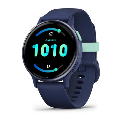 Garmin Vivoactive 5 3,05 cm (1.2") AMOLED 42 mm Digital 390 x 390 pixlar Pekskärm Blå Wi-Fi GPS