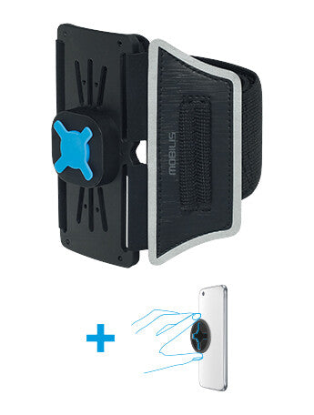 Mobilis BRAZALETE UNIV U.FIX RUN KIT . mobiltelefonfodral Armbands skydd Svart