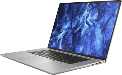 HP ZBook Studio G11 Intel Core Ultra 9 185H Mobil arbetsstation 40,6 cm (16") Pekskärm WQUXGA 32 GB DDR5-SDRAM 2 TB SSD NVIDIA RTX 3000 Ada Wi-Fi 7 (802.11be) Windows 11 Pro Silver