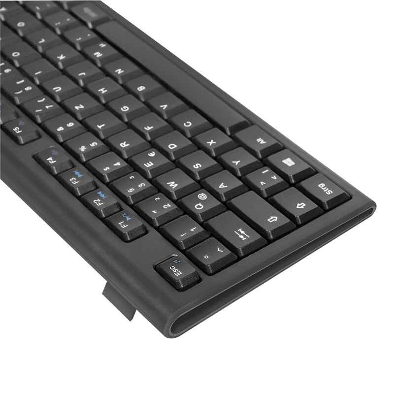 2Direct ID0104 tangentbord Mus inkluderad Hem / Kontor RF Trådlös QWERTZ tyska Svart