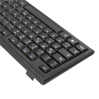 2Direct ID0104 tangentbord Mus inkluderad Hem / Kontor RF Trådlös QWERTZ tyska Svart