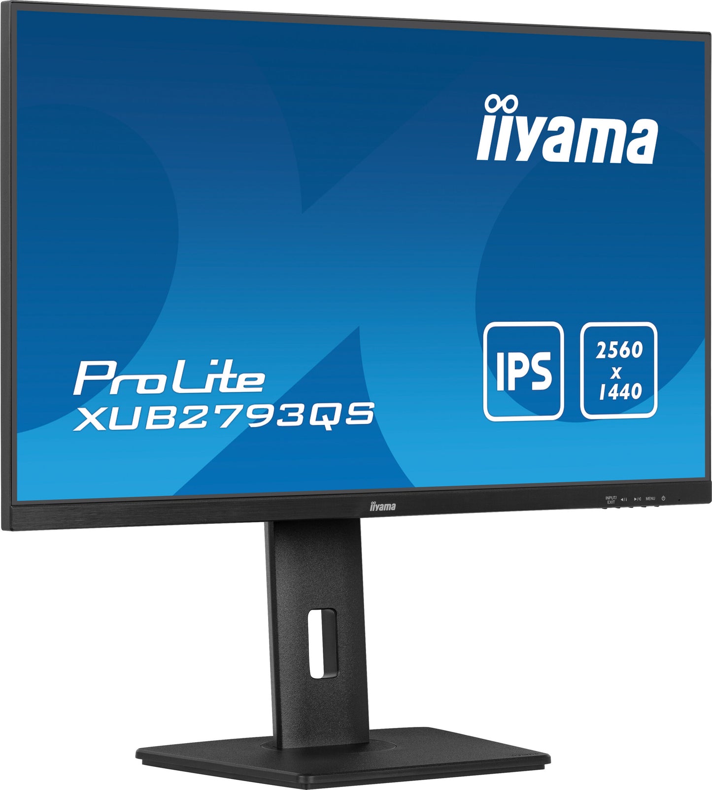 iiyama ProLite XUB2793QS-B7 platta pc-skärmar 68,6 cm (27") 2560 x 1440 pixlar Quad HD LED Svart