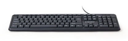 Gembird KB-U-103 tangentbord USB Engelska (USA) Svart