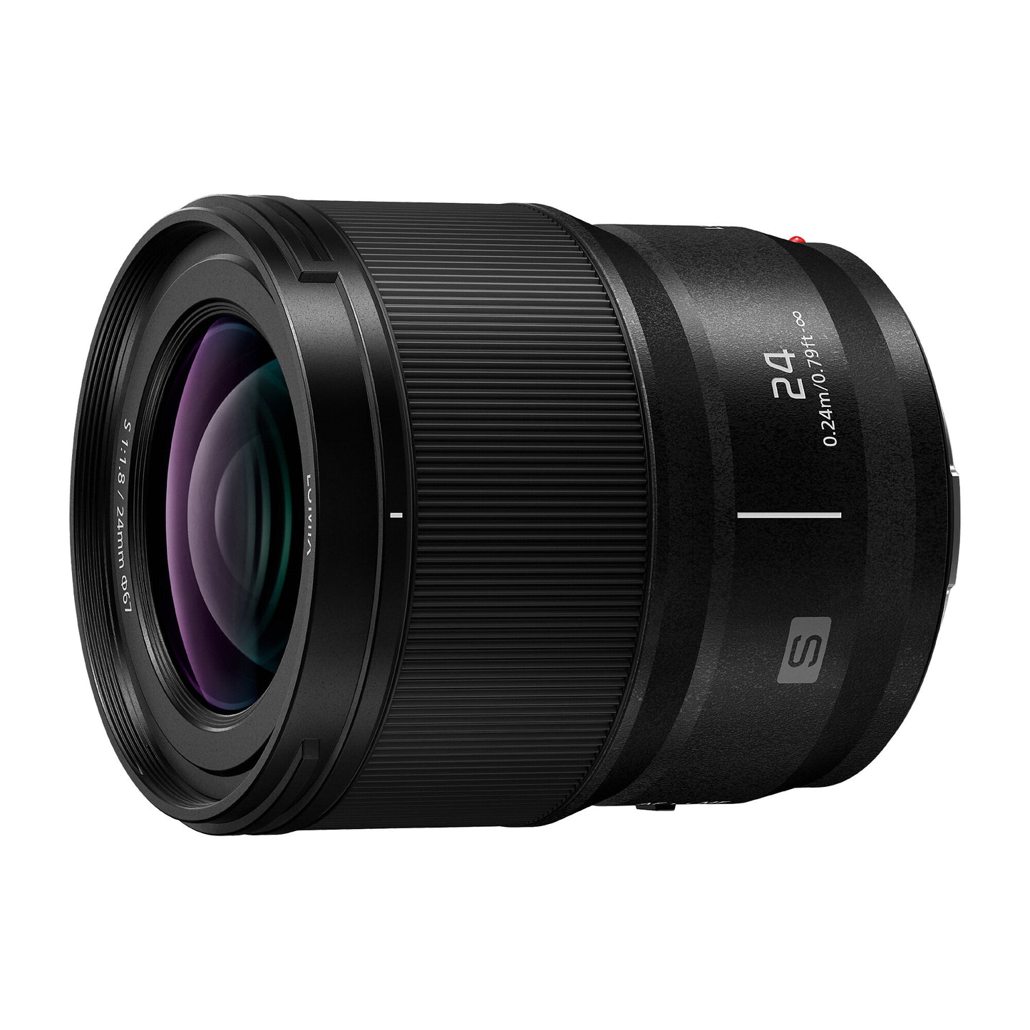 Panasonic LUMIX S 24 mm F1.8 MILC / SLR Vidvinkelobjektiv Svart