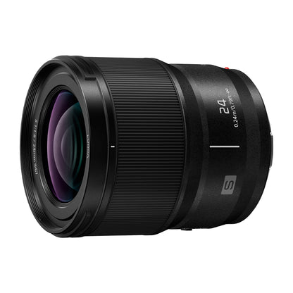 Panasonic LUMIX S 24 mm F1.8 MILC / SLR Vidvinkelobjektiv Svart