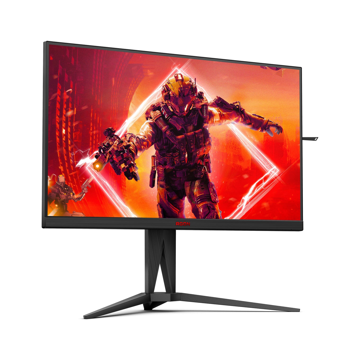 AOC AGON AG275QXN/EU LED display 68,6 cm (27") 2560 x 1440 pixlar Quad HD Svart, Röd