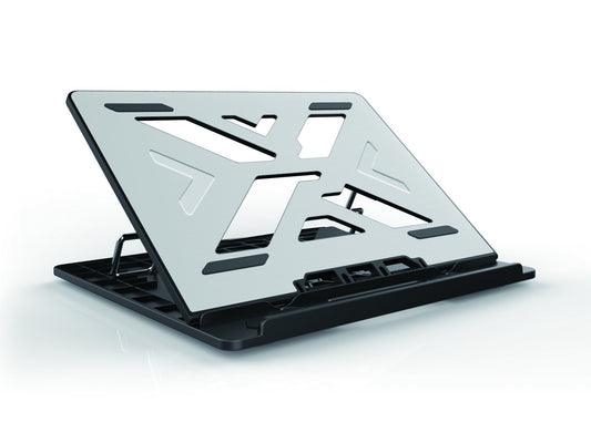 Conceptronic THANA ERGO S, Laptop Cooling Stand Ställ till bärbara datorer Grå 39,6 cm (15.6")