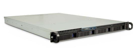 Inter-Tech IPC 1U-1404 Ställning Svart, Rostfritt stål