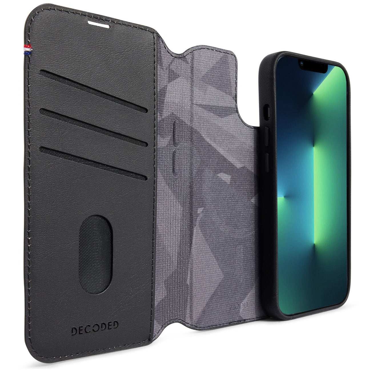 Decoded Modu Wallet mobiltelefonfodral 17 cm (6.69") Plånbok Svart