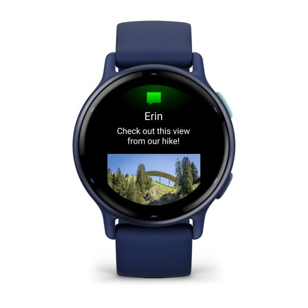Garmin Vivoactive 5 3,05 cm (1.2") AMOLED 42 mm Digital 390 x 390 pixlar Pekskärm Blå Wi-Fi GPS
