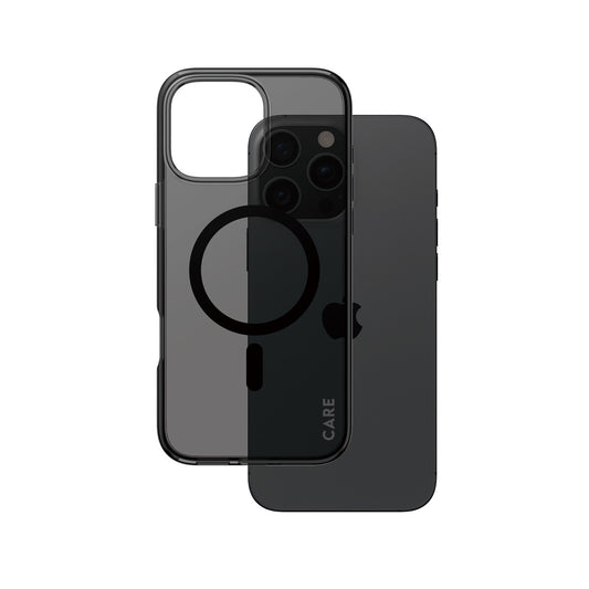PanzerGlass CARE by ® Flagship Case Smokey Urban Combat w. Black MagSafe iPhone 16 Pro Max mobiltelefonfodral Omslag Svart